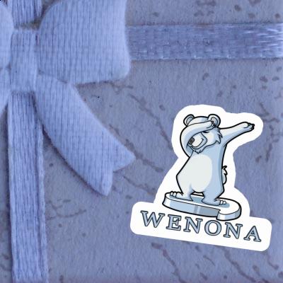 Sticker Bear Wenona Laptop Image