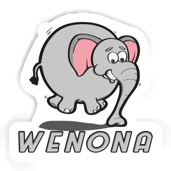 Sticker Wenona Elephant Laptop Image