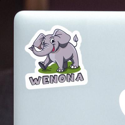 Elephant Sticker Wenona Laptop Image
