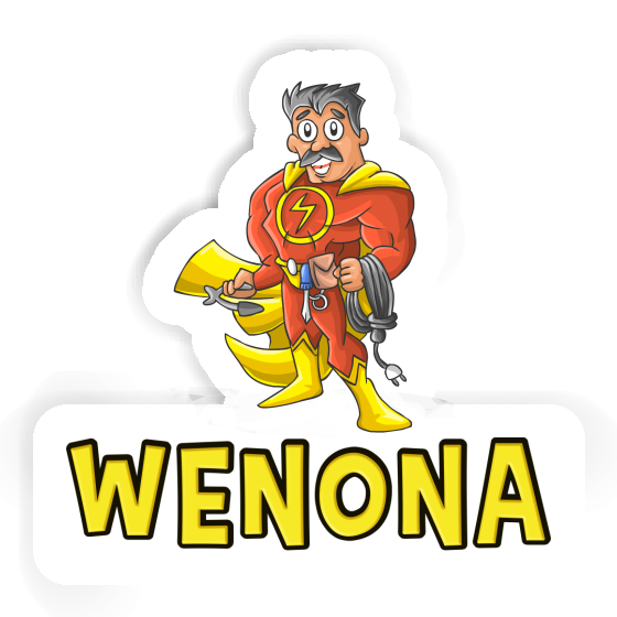 Wenona Sticker Electrician Notebook Image