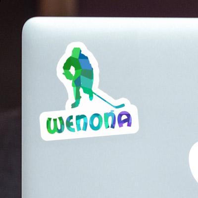 Autocollant Joueur de hockey Wenona Image