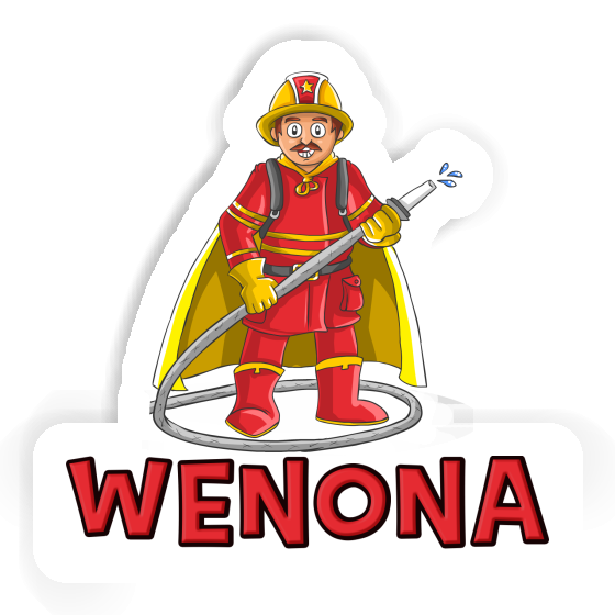 Wenona Sticker Firefighter Gift package Image
