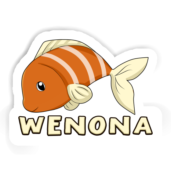 Aufkleber Fisch Wenona Notebook Image