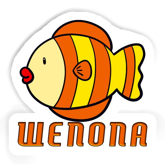 Fish Sticker Wenona Notebook Image