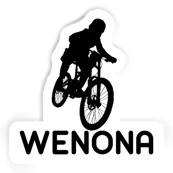 Wenona Sticker Freeride Biker Notebook Image