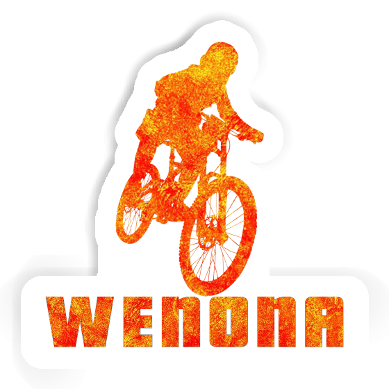 Wenona Sticker Freeride Biker Notebook Image