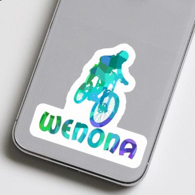 Sticker Freeride Biker Wenona Notebook Image