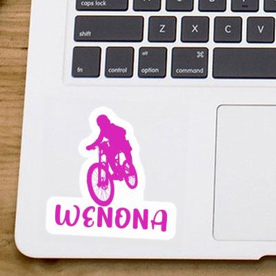 Wenona Autocollant Freeride Biker Laptop Image