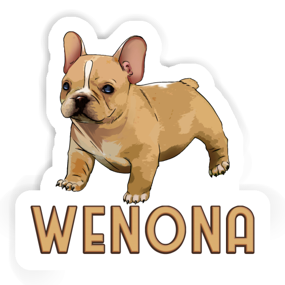 Wenona Sticker Französische Bulldogge Notebook Image