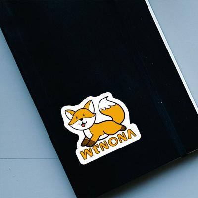 Sticker Wenona Fox Notebook Image