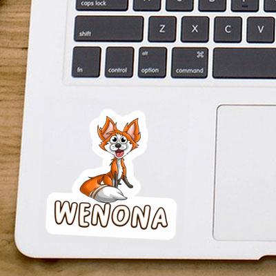 Sticker Fox Wenona Laptop Image