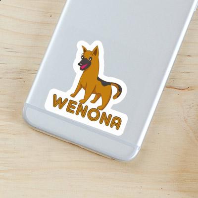 Schäferhund Sticker Wenona Notebook Image