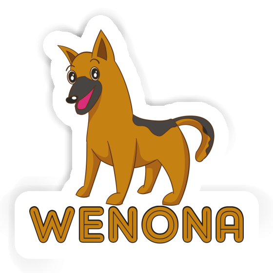 Sheperd Dog Sticker Wenona Image