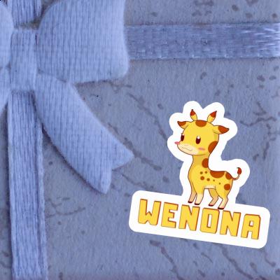 Wenona Autocollant Girafe Gift package Image