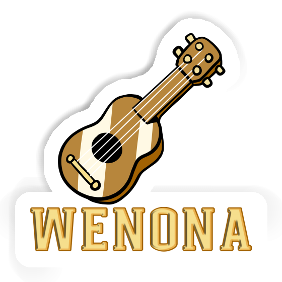 Guitar Sticker Wenona Notebook Image