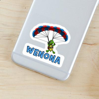 Wenona Sticker Paraglider Notebook Image