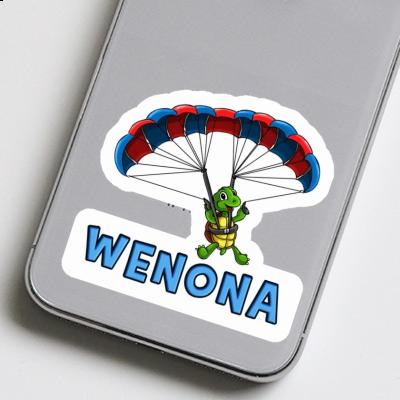 Wenona Sticker Gleitschirmpilot Notebook Image