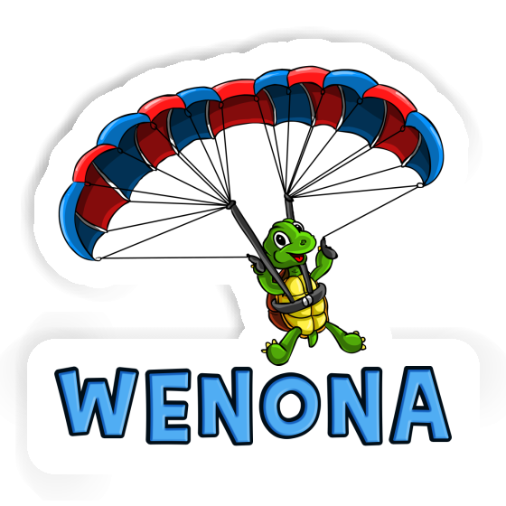 Wenona Sticker Paraglider Notebook Image