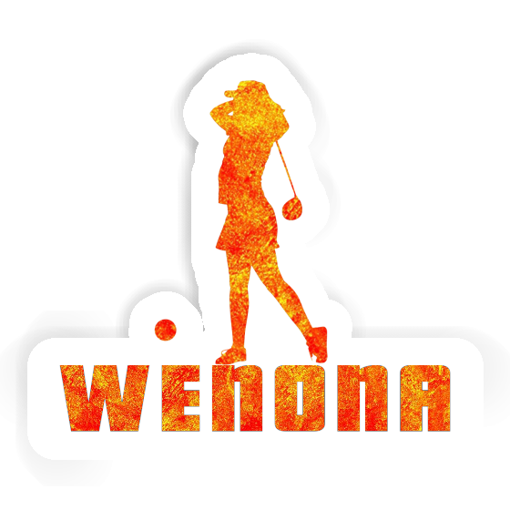 Sticker Wenona Golferin Gift package Image
