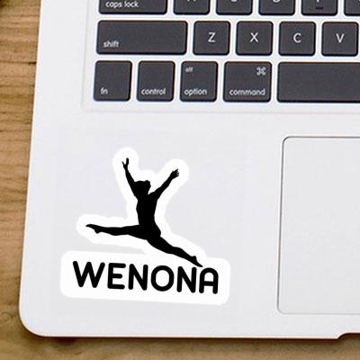Wenona Sticker Gymnast Laptop Image