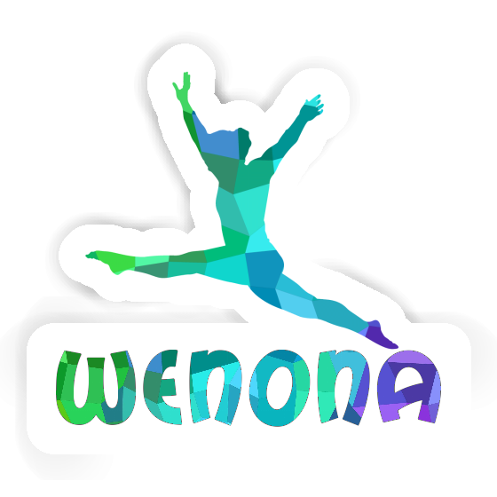 Autocollant Gymnaste Wenona Laptop Image