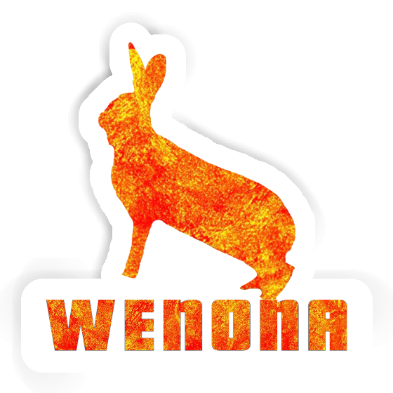 Wenona Sticker Rabbit Laptop Image