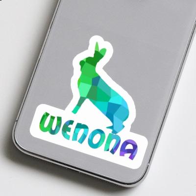 Hase Aufkleber Wenona Laptop Image