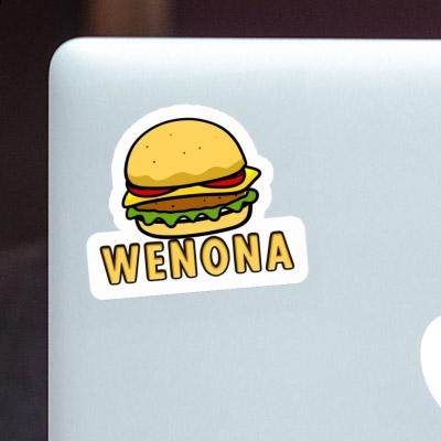 Autocollant Wenona Hamburger Laptop Image