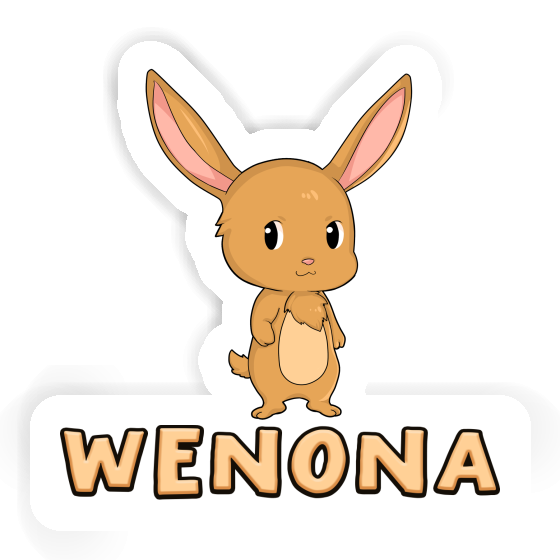 Sticker Hare Wenona Notebook Image