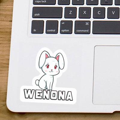 Lapin de Pâques Autocollant Wenona Laptop Image