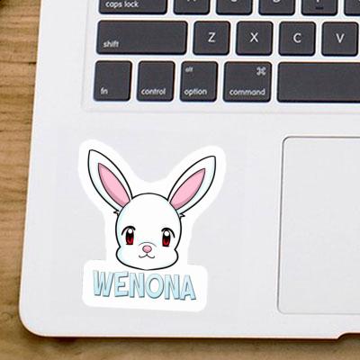 Sticker Rabbithead Wenona Laptop Image