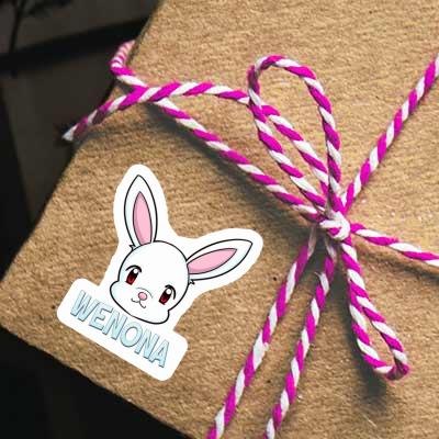 Sticker Rabbithead Wenona Gift package Image