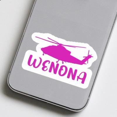 Wenona Sticker Helicopter Notebook Image