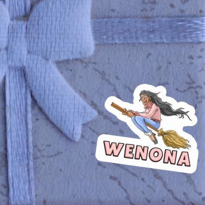 Sticker Hexe Wenona Notebook Image