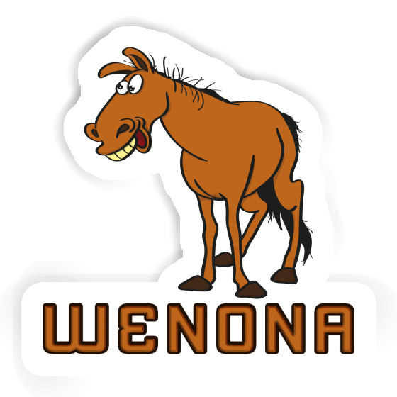 Aufkleber Wenona Pferd Notebook Image