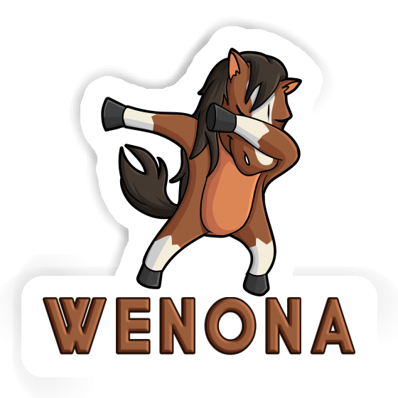 Sticker Dabbing Horse Wenona Image