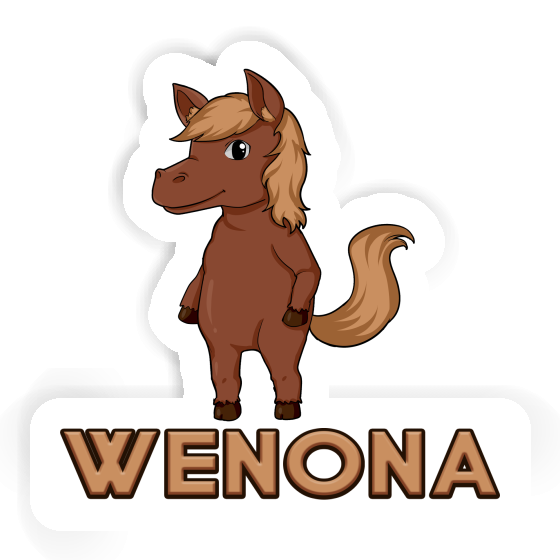 Pferd Sticker Wenona Laptop Image