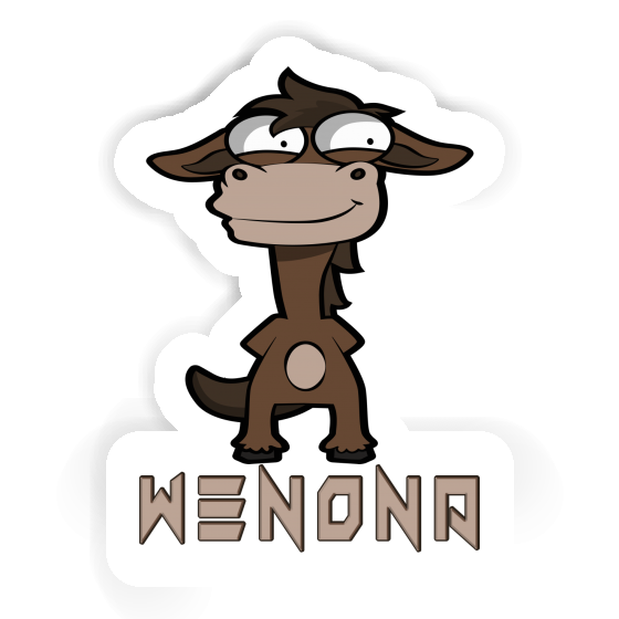 Wenona Sticker Standing Horse Laptop Image