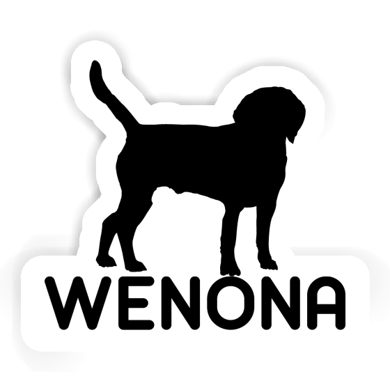Hund Aufkleber Wenona Laptop Image