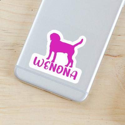 Sticker Hund Wenona Laptop Image
