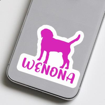 Hound Sticker Wenona Laptop Image