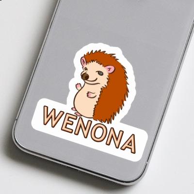 Hedgehog Sticker Wenona Laptop Image