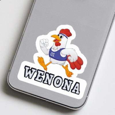 Jogger Sticker Wenona Laptop Image