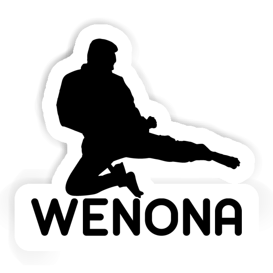 Sticker Wenona Karateka Laptop Image