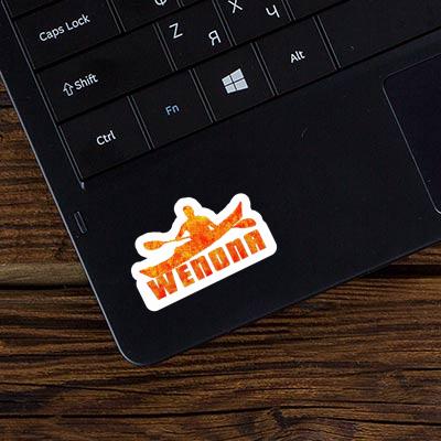 Sticker Kayaker Wenona Laptop Image