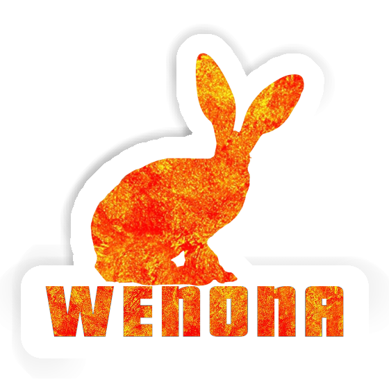 Rabbit Sticker Wenona Notebook Image