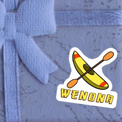 Sticker Wenona Canoe Laptop Image