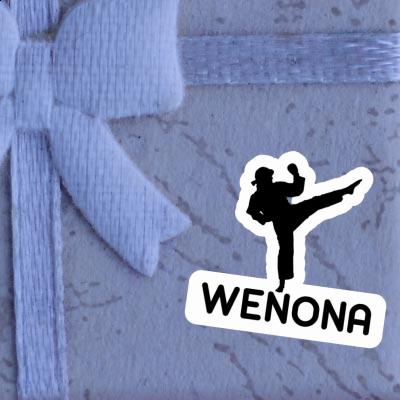 Sticker Karateka Wenona Notebook Image