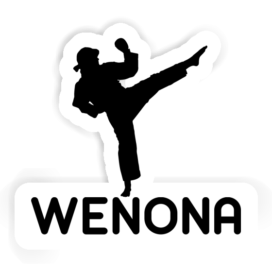 Sticker Karateka Wenona Laptop Image