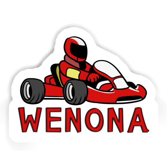 Autocollant Pilote de kart Wenona Image